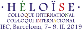 Colloque international-Col·loqui internacional, IEC, Barcelona 7-9/11/2019